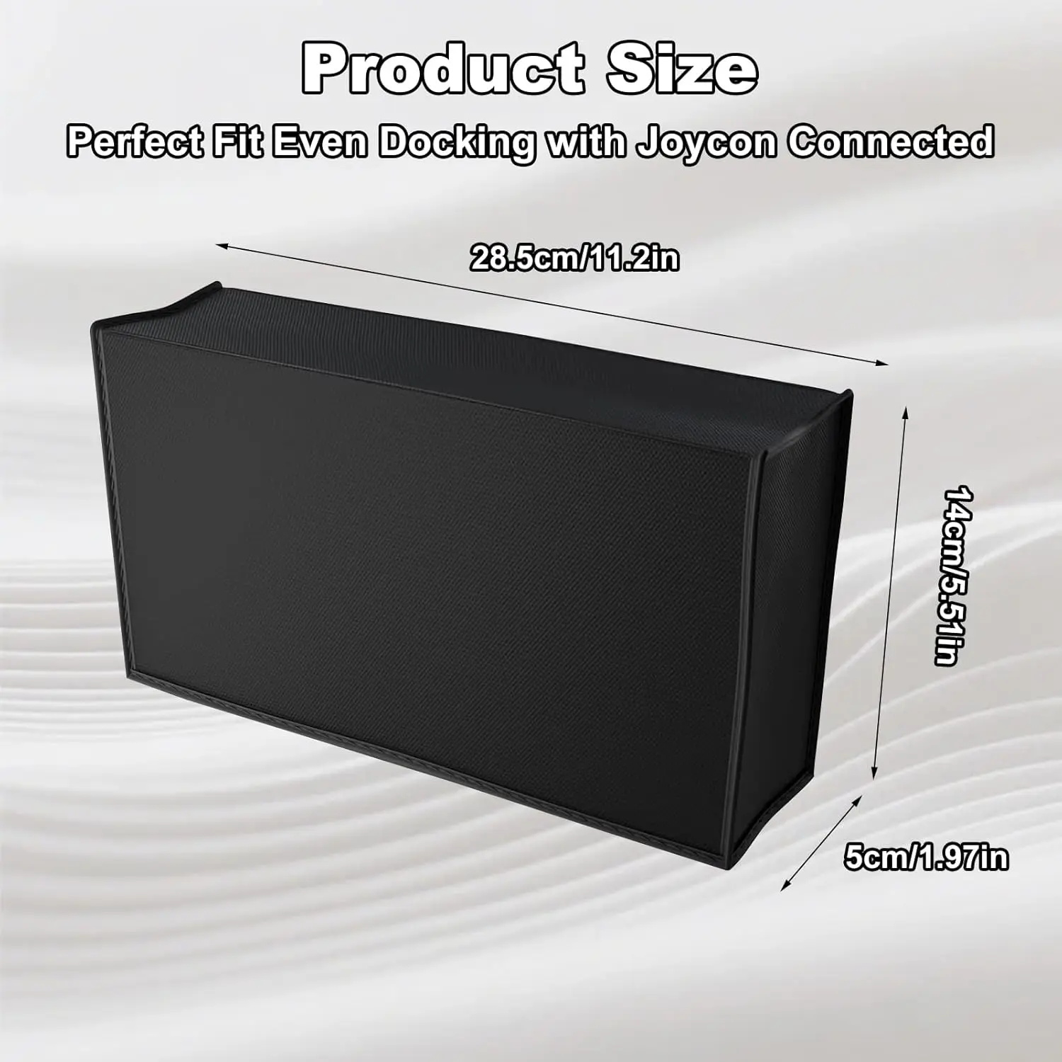 Dust Cover for Switch 2, Anti-Scratch Protective Dock & Console Cover, Full-Body Shield and Prevents Dust, Scratches & Spills