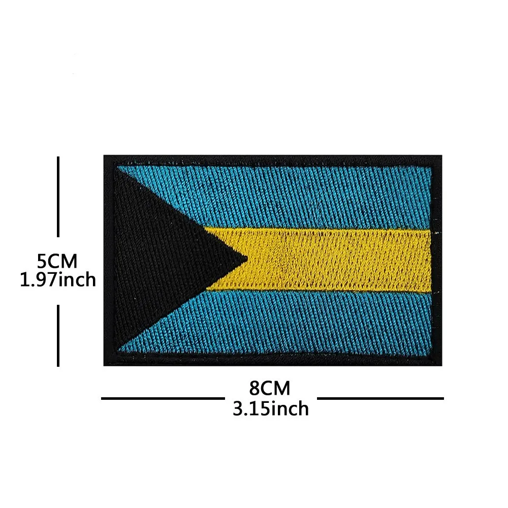Nationalflaggen der Amerikas Stickerei-Patches Amerika Kanada Mexiko Argentinien Peru Brasilien Bolivien Chile Taktische Armbinden-Abzeichen – Detail 3