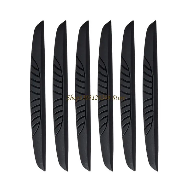 N5kd 6 PCS حافة باب حافة الباب حافة غير مرئية حماة باب حافة حافة السيارة