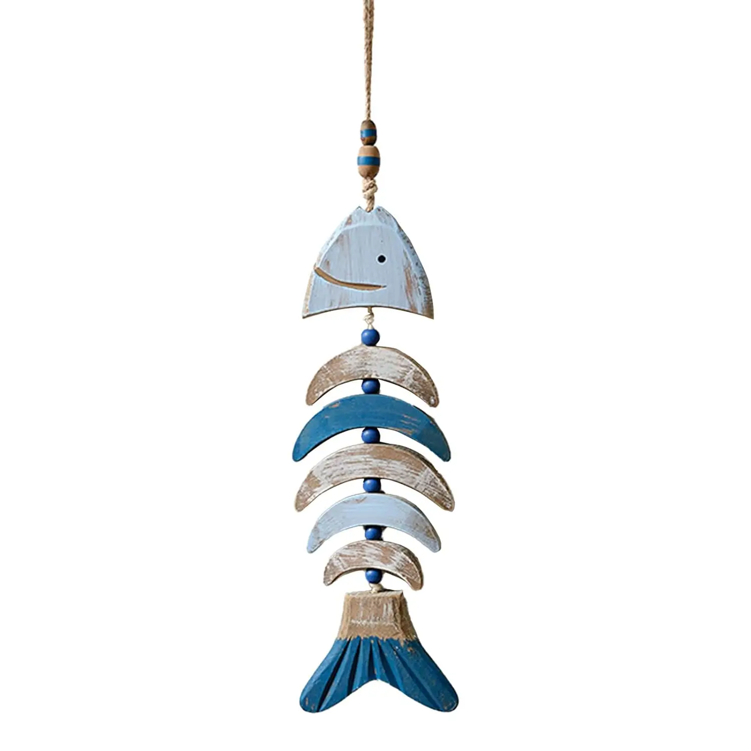Wooden Rustic Fish Driftwood Wall Decor, Nautical Bathroom Decor, Customized
