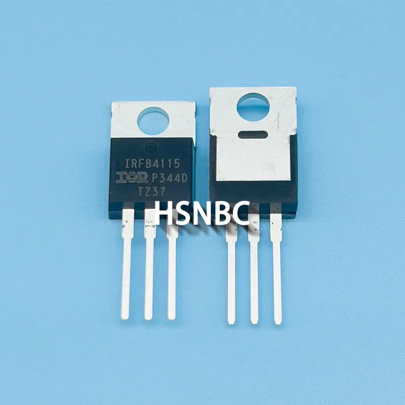 10Pcs/Lot IRFB4115PBF IRFB4115 FB4115 TO-220 150V 104A MOSFET N-Channel Power Transistor 100% New Imported Original