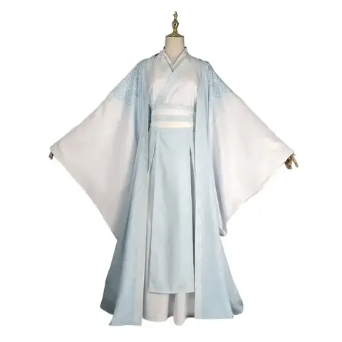 2025ei Wuxian Lan Wangji Costume Grandmaster of Demonic Cultivation Mo Dao Zu Shi Cosplay Costume Wig
