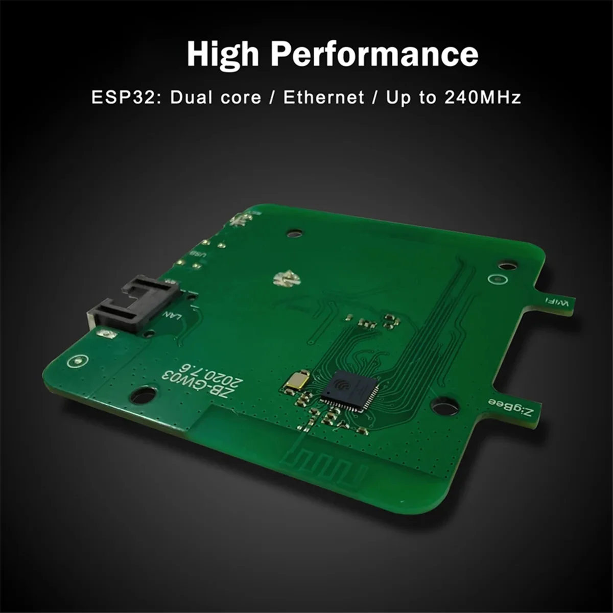 

2025-3C Smart Home ZigBee 3.0 Wired Gateway Hub RJ45 Ethernet Bridge TASMOTA MQTT Firmware for MQTT Home Assistant Zigbee2MQTT