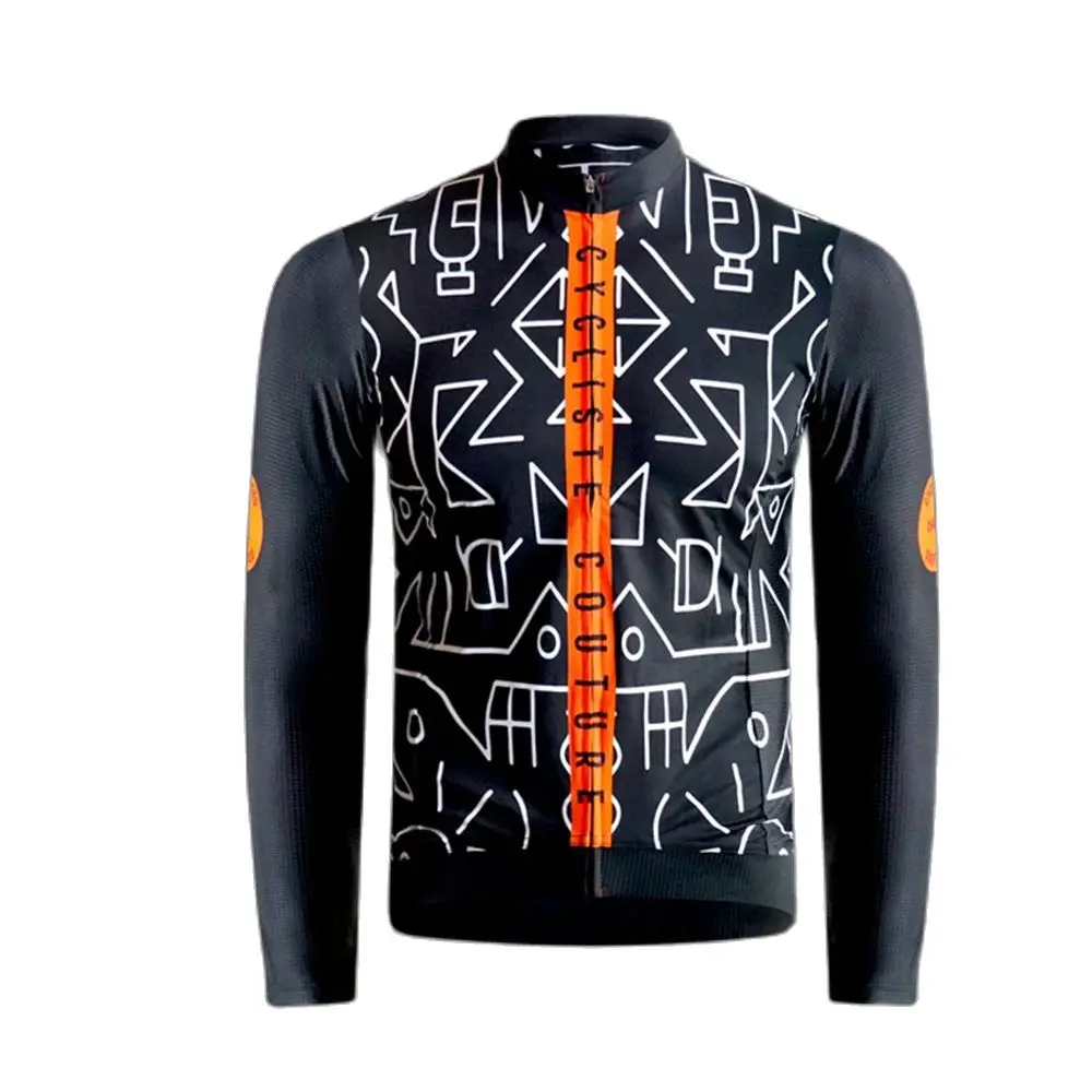 Chaise Cycliste Couture Winter Men's Cycling Long Sleeve Thermal Fleece Jerseys Jaqueta Masculina Chaqueta Ciclismo Maillot Tops