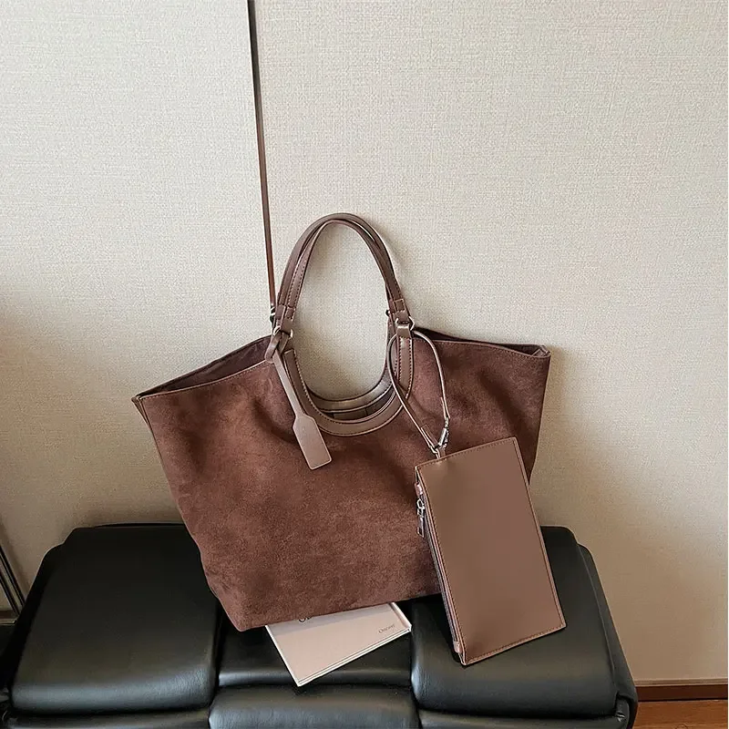 프리미엄 레트로 버킷 백 세련된 유럽 아메리칸 토트 백 세련된 심플 숄더백 고품질 베스트 셀러 캐주얼 가방