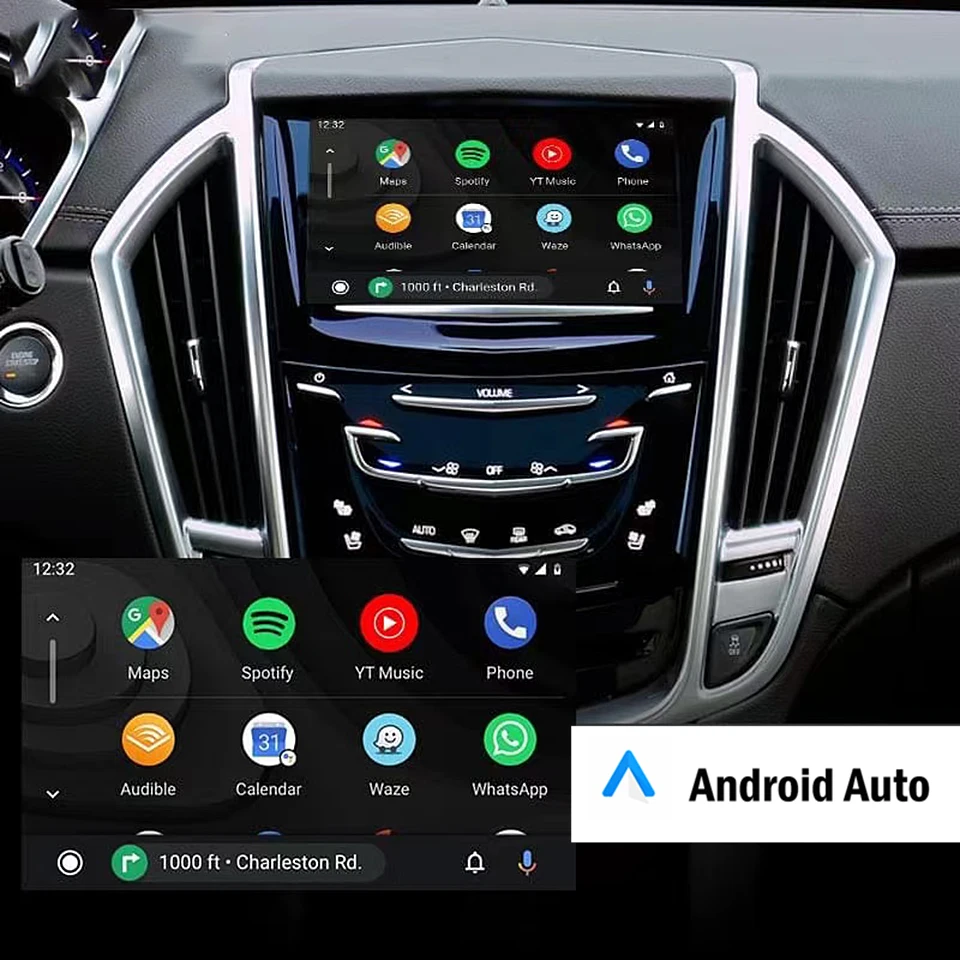 Wireless CarPlay Car Video Interface for Cadillac SRX XTS ATS SRX CTS XT5 2014 2015 2016 2017 Combine Android Auto Phone Mirror