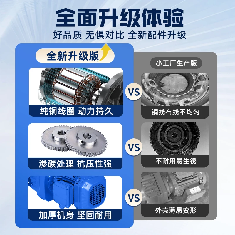 Moteur à engrenages hélicoïdaux, boîtier de transmission RF