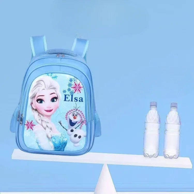 Disney New Frozen Student Schoolbag Princess Elsa Cartoon Cartoon Children\'s Lightweight Waterproof Backpack