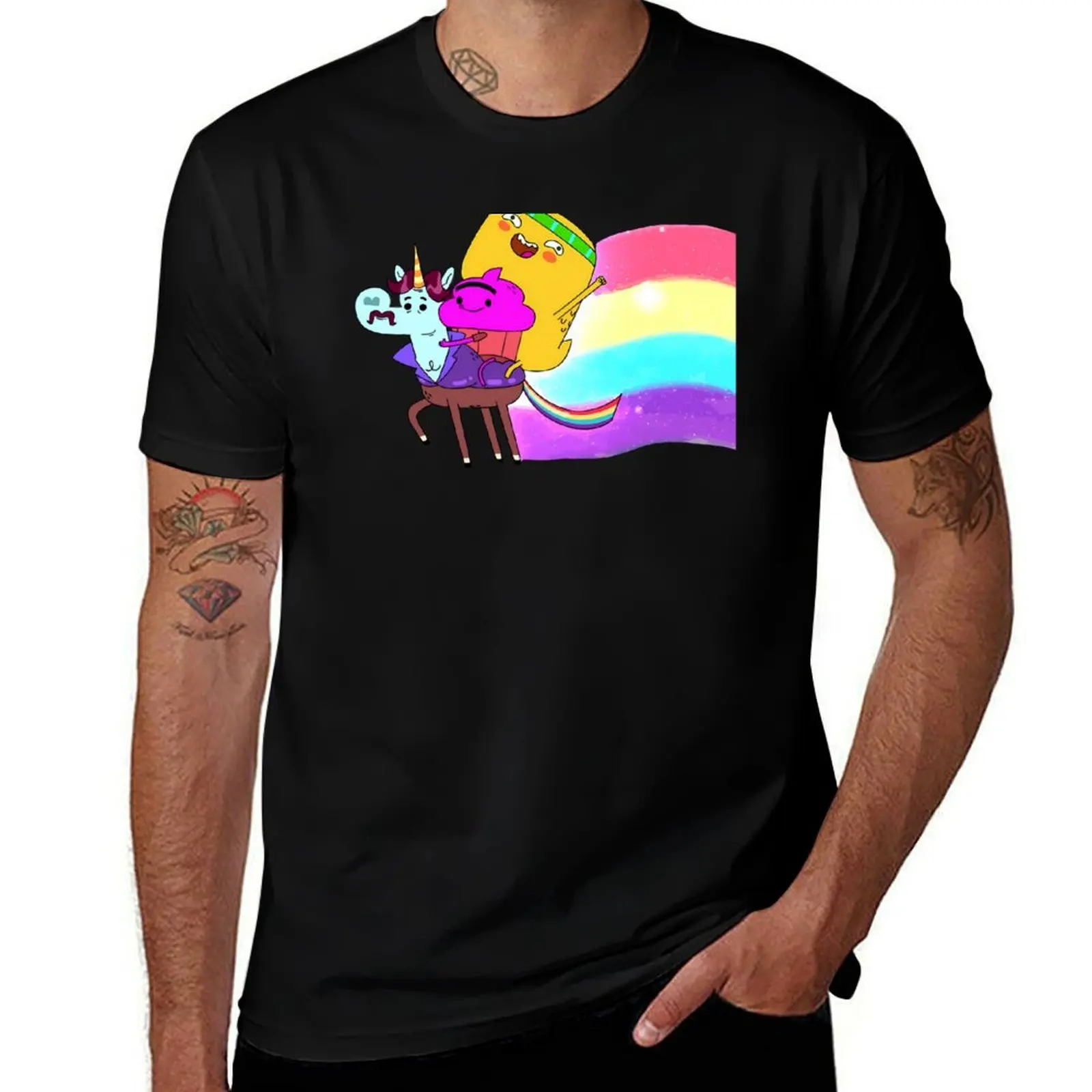

Funny Cupcake & Dino T-Shirt Holiday Casual Short Sleeve Top