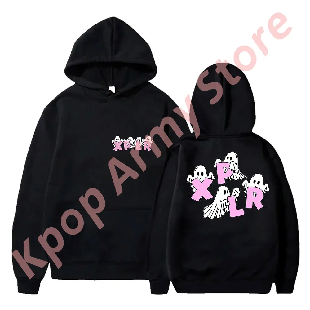 

XPLR Ghost Hoodies Sam and Colby Merch Cosplay Women Men Fashion Casual Streetwear Sweatshirts Pullovers