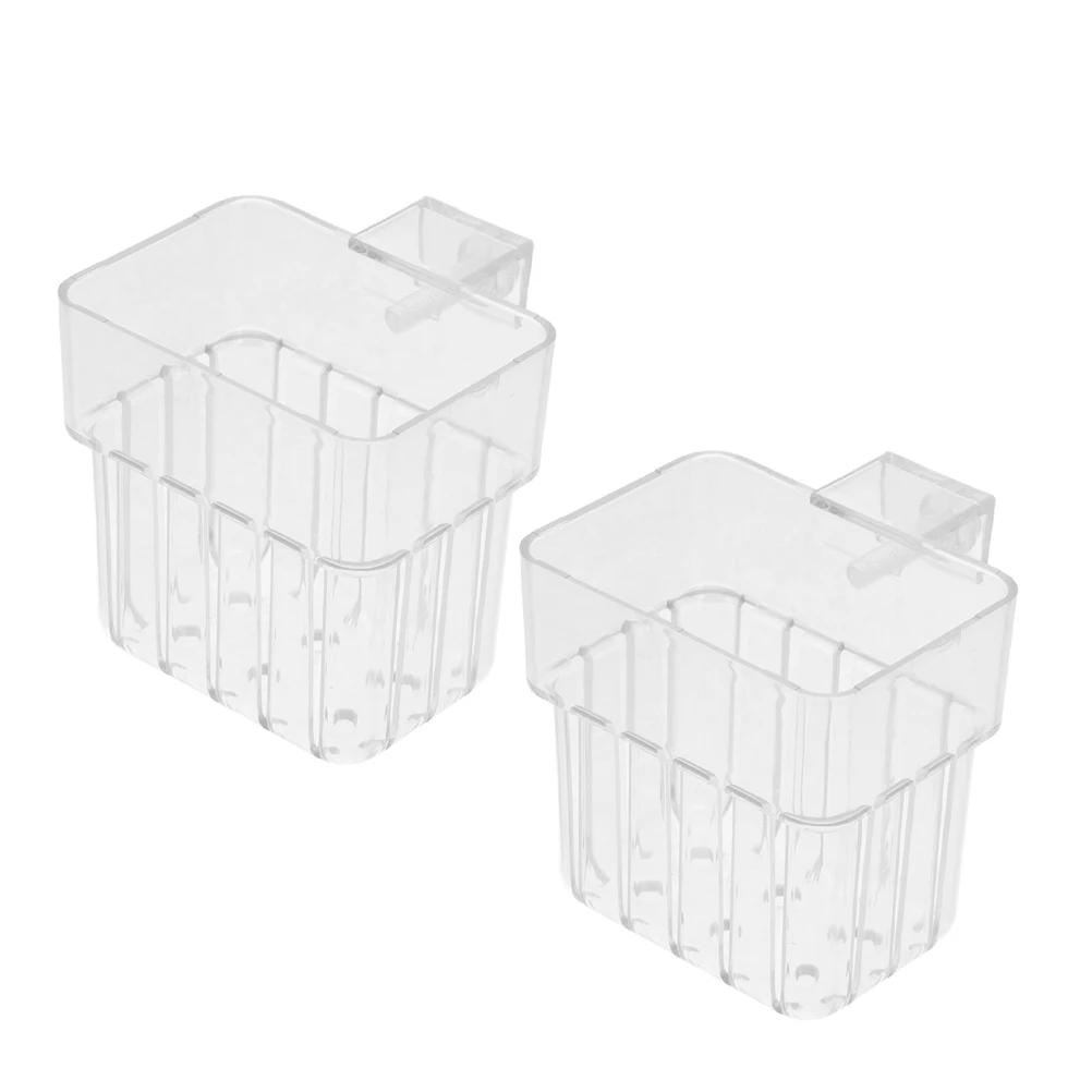 

2pcs Fish Plant Pots Durable Plastic Aquarium Aquarium Plant Holder Holders for Aquatic Plants Home Garden Decor Accessories