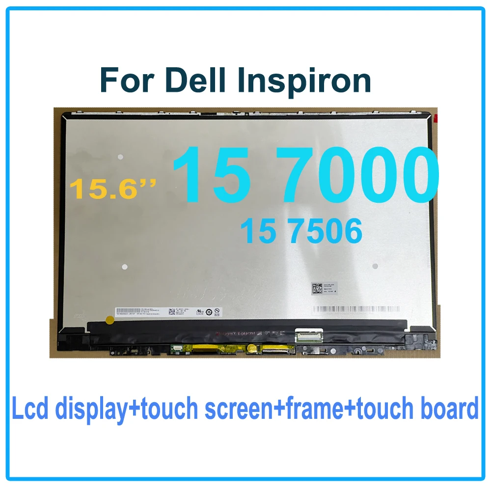 

Original 15.6 Inch FHD 30pins LCD For Dell Inspiron 15 7000 7506 Lcd Display Touch Screen Digitizer Assembly Replacement