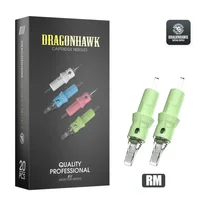 Aguja de cartucho de tatuaje Dragonhawk RM 0,30 MM agujas de pluma de máquina de maquillaje permanente desechables