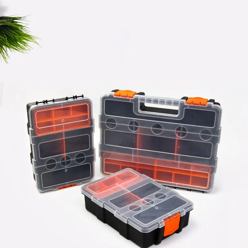 Portable Accessories Box Screw Sorting Box Hardware Accessories Hardware Tools Screwdriver Multi-grid Auto Repair Toolbox