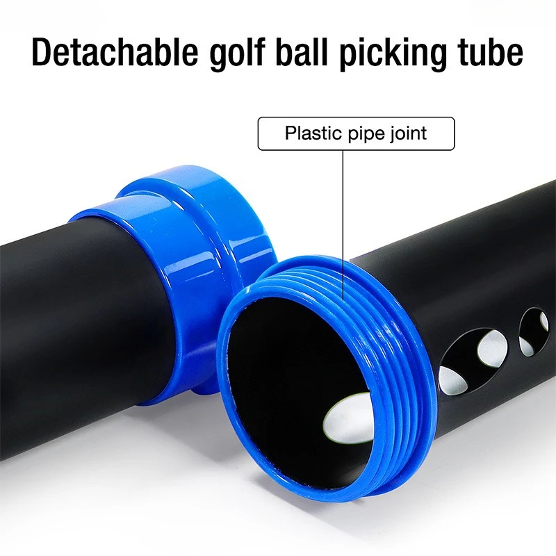 كرة جولف المسترد انفصال كرة جولف المنتقى العلوي أنبوب سبائك الألومنيوم كرة جولف جامع كرات الغولف أشعث المنتزع للرجال