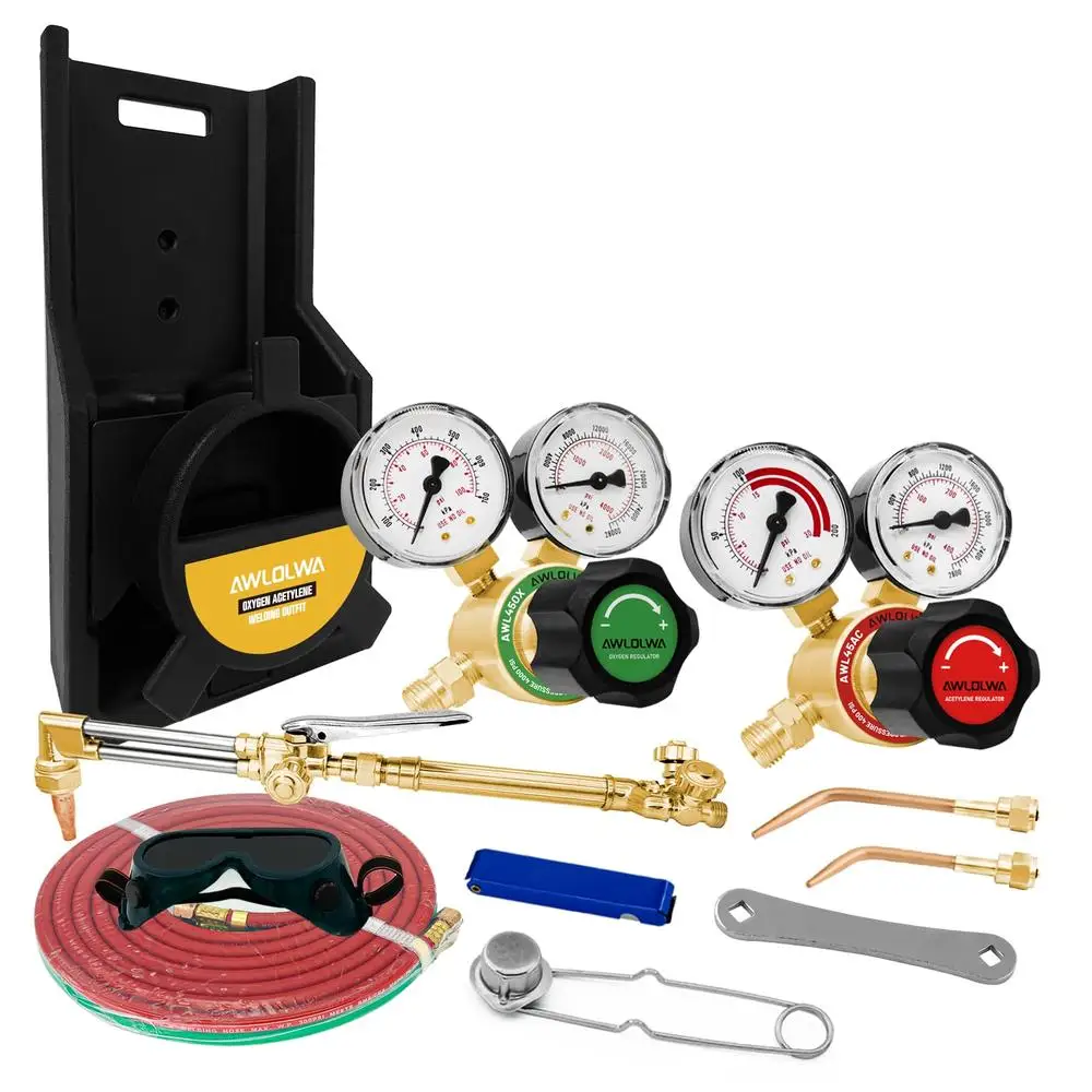 Portable Medium Duty Oxy Acetylene Welding Kit with Tote Bag Oxygen & Acetylene Set