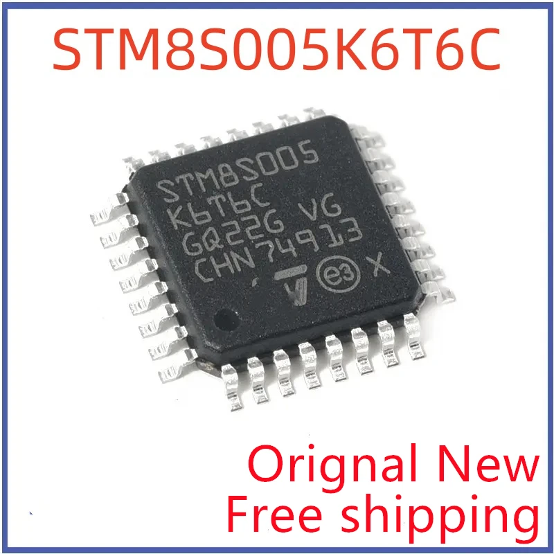 10piece New Original STM8S005K6T6C STM8S005K6T6 STM8S005 LQFP-32 8 microcontroller chip
