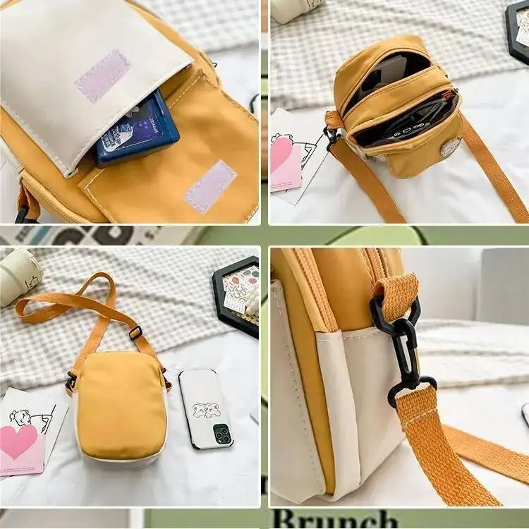 Anime GAME DA DAN Ayase Momo Anime Cosplay Messenger Shoulder Bag Canvas Backpack Coin Purse