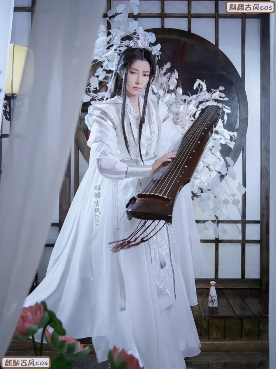 

Костюм для косплея Chu Wanning's Erha и его белая кошка master Chu Zongshi в старинном стиле костюм для косплея набор Qilin