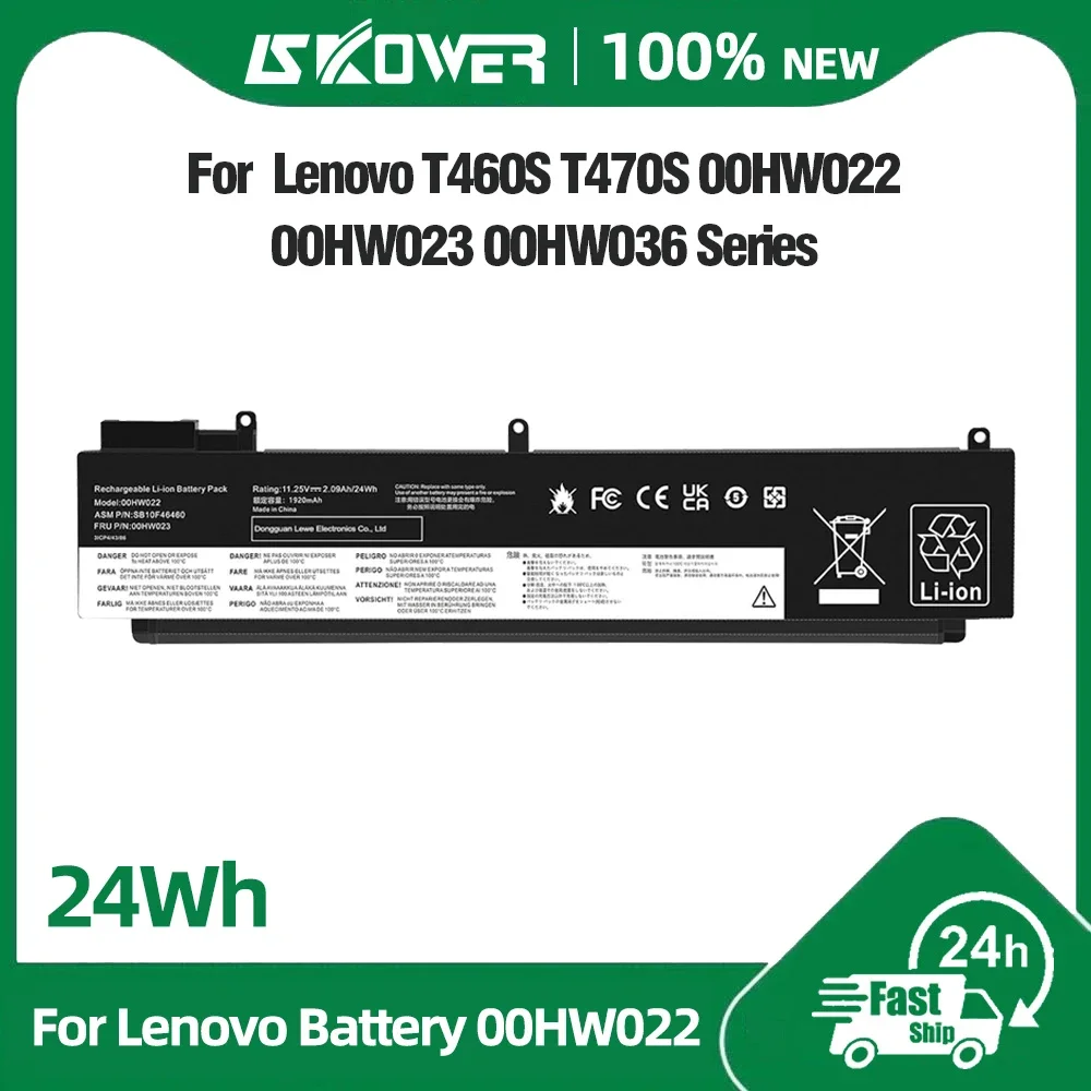 New 00HW022 01AV405 Laptop Battery for Lenovo Thinkpad T460s T470s Notebook 01AV406 01AV407 01AV408 00HW023 00HW036 SB10F46462