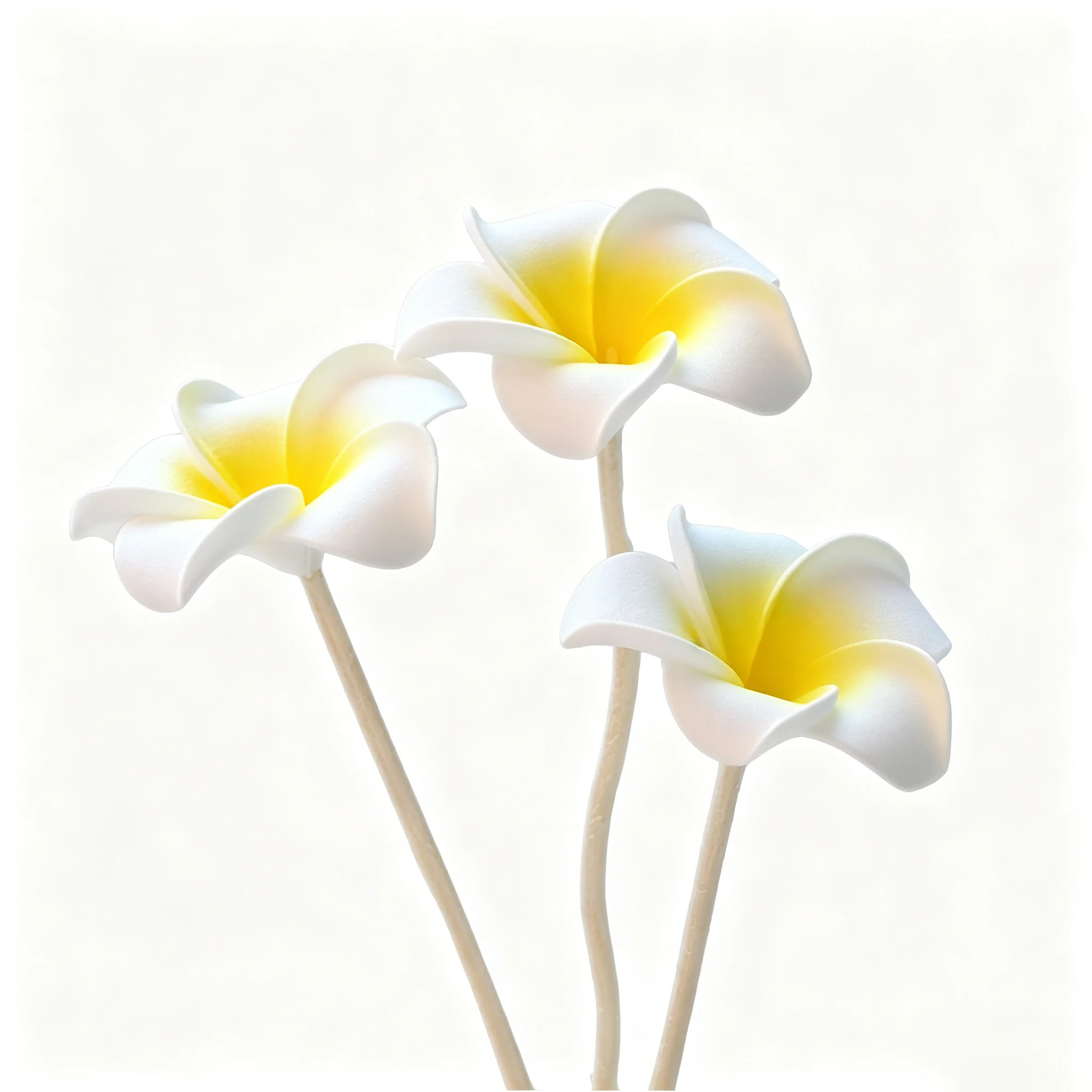 10Pcs PE Flower Rattan Diffuser Sticks Flameless Essential Oil Volatile Rods Home Hotel Air Freshener Accessories