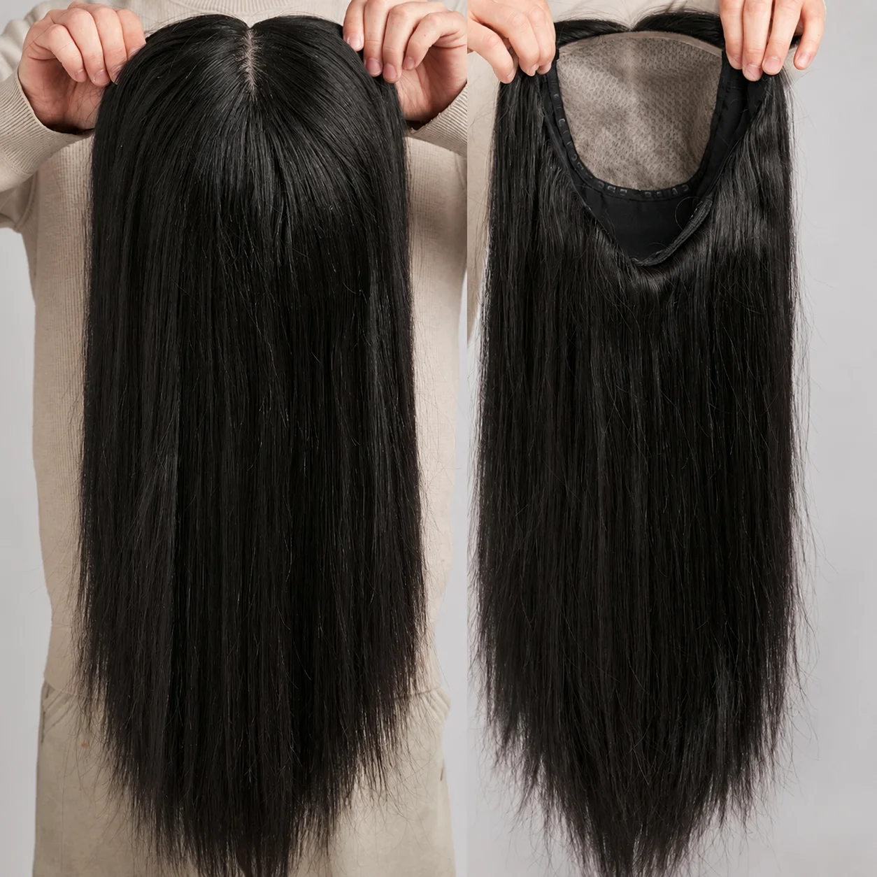 Silk Base Top Full Lace Wig Human Hair Wigs 100% Malaysian Silky Straight Silk Base Full Lace Human Hair Wig Natural Hairline