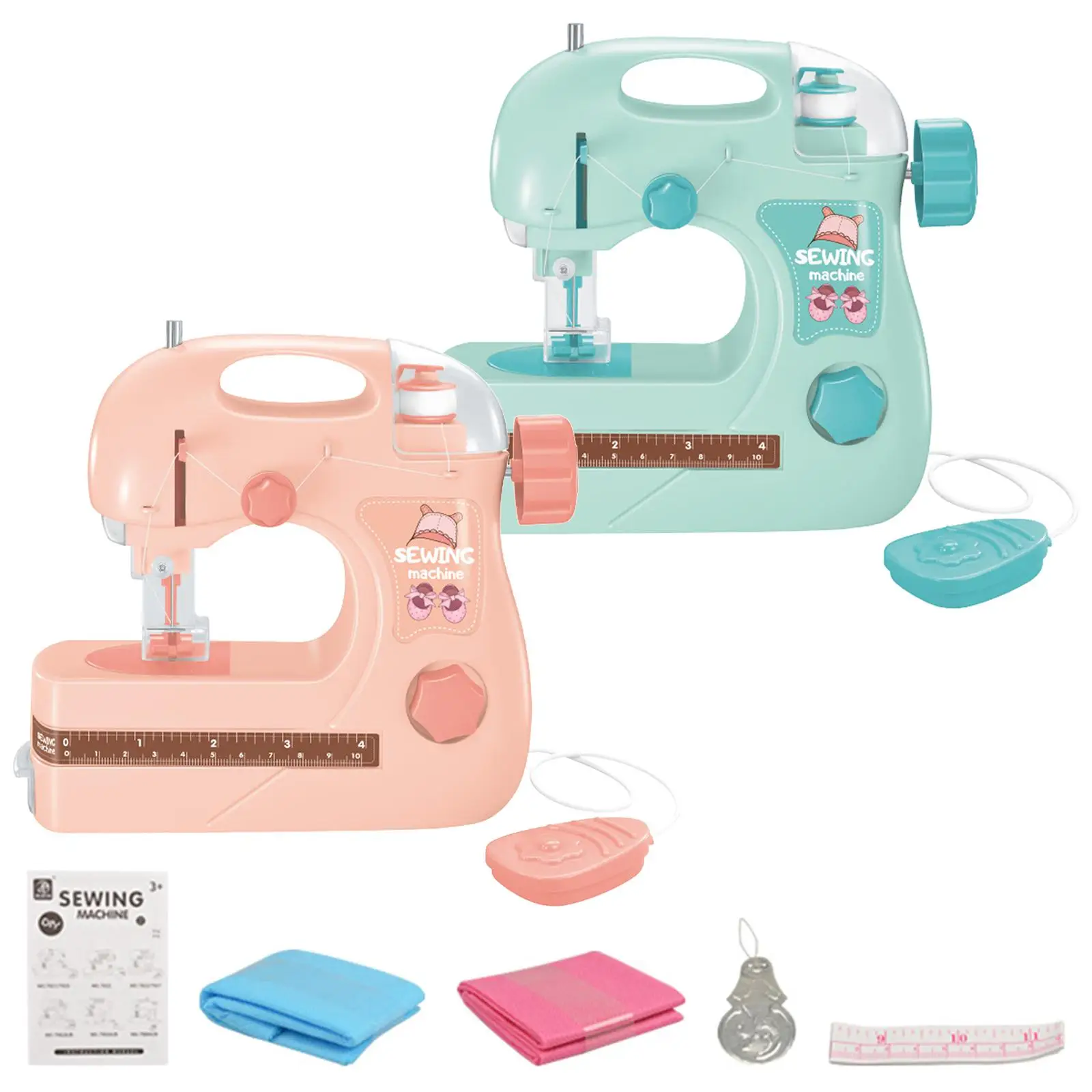 어린이를 위한 휴대용 재봉틀 제작 수선 기계 학습 장난감