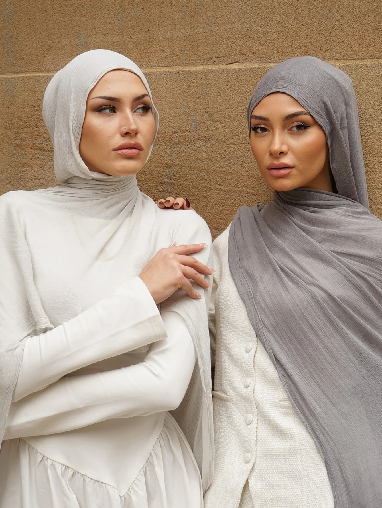 

Новый легкий мусульманский женский шаль из мятой вискозы, хлопка и льна, текстурированный вискозный модальный шарф-хиджаб