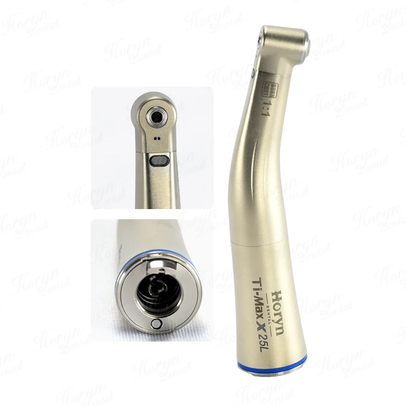 Low Speed Electric Motor Blue RING 1:1 Contra Angle Handpiece den tal