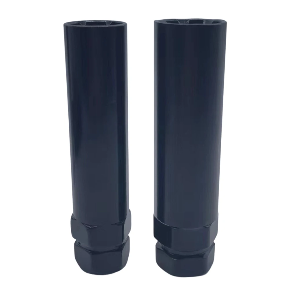 6 or 7 Point Grooved Lug Nut Socket for Heavy Duty Trucks 13/16 in 7/8 in Hex Size Fits M14x1.5 M14x2 916 18 Threads