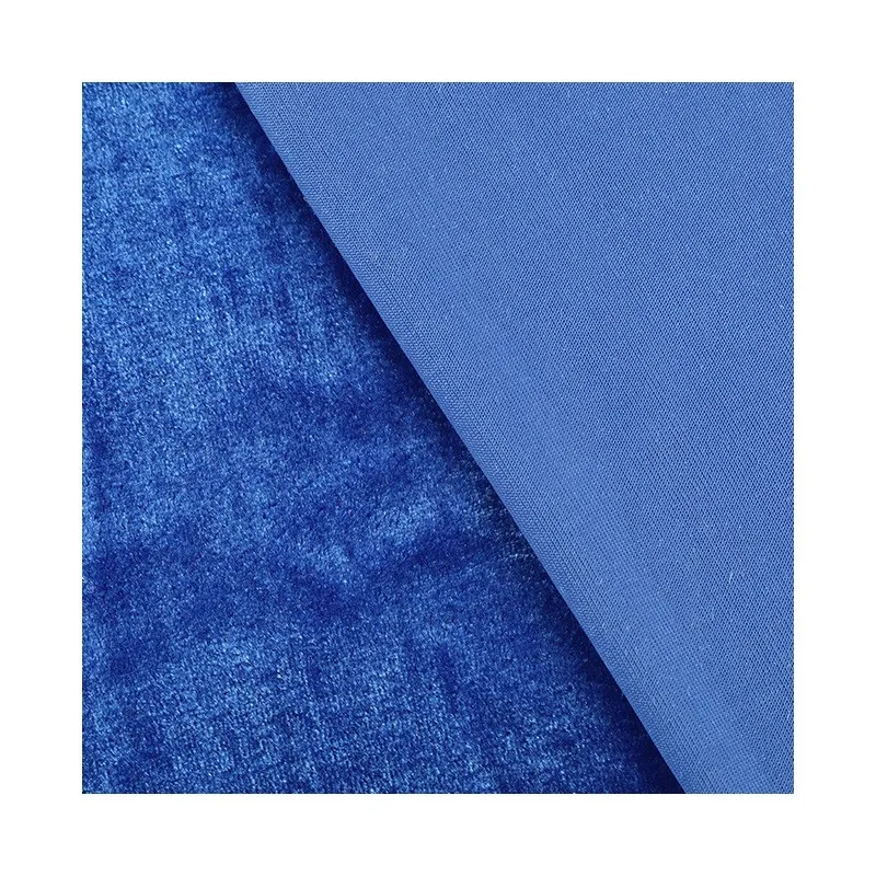 270G مربع الصوف البوليستر الأمونيا قماش مخملي مطاطي لأزياء الخريف والشتاء فستان المرأة