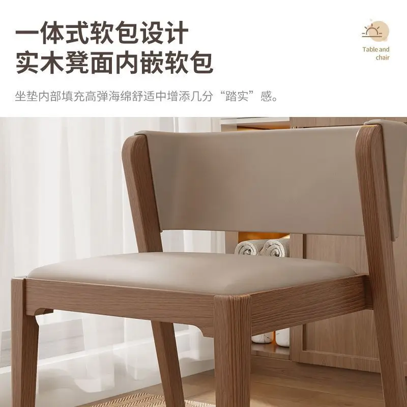 Full solid wood balcony, one table and two chairs, solid wood small table and chairs, three-piece set of small apartments, creat