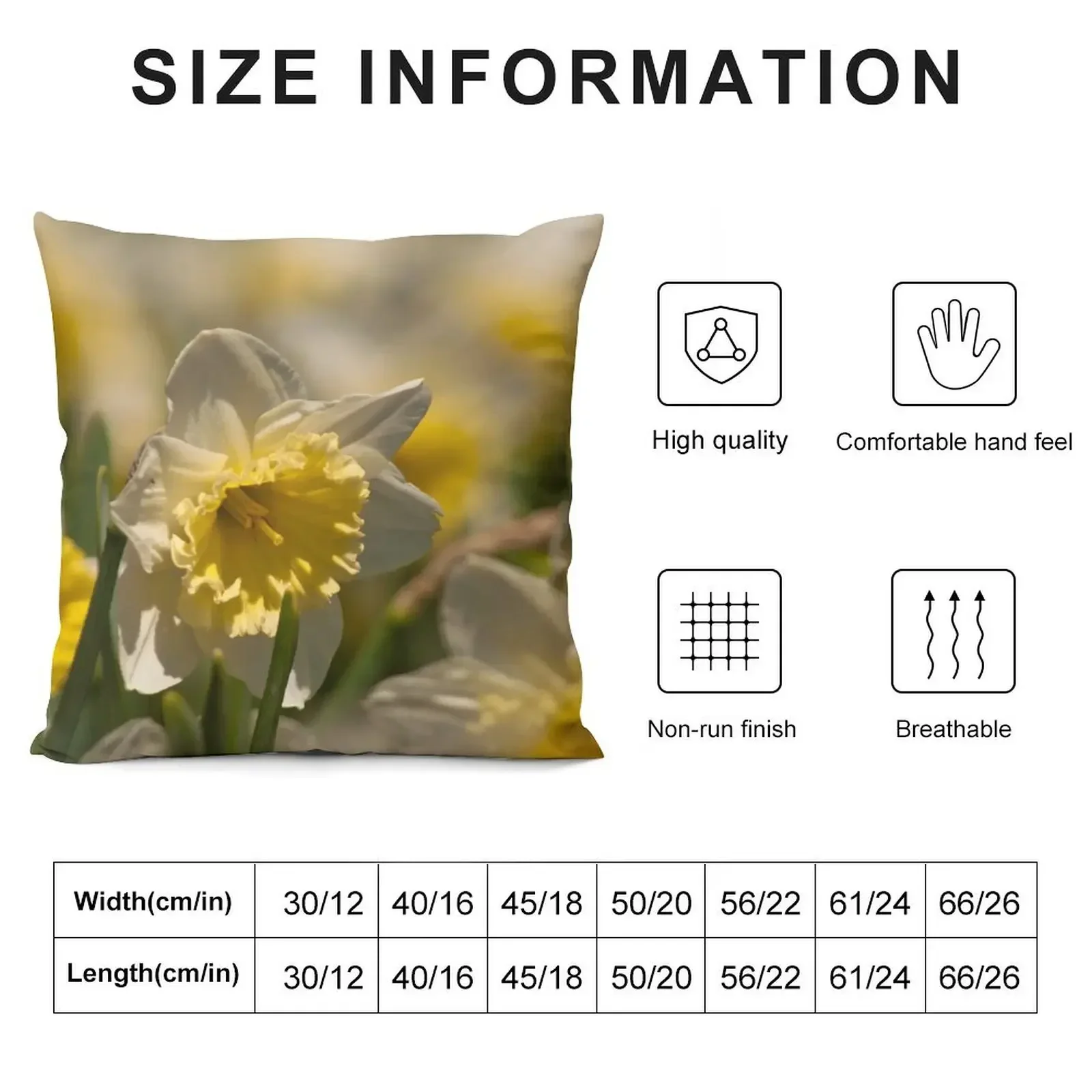 Daffodil Dreaming Throw Pillow christmas pillowcases Christmas Cushion For Home pillow cover christmas pillow