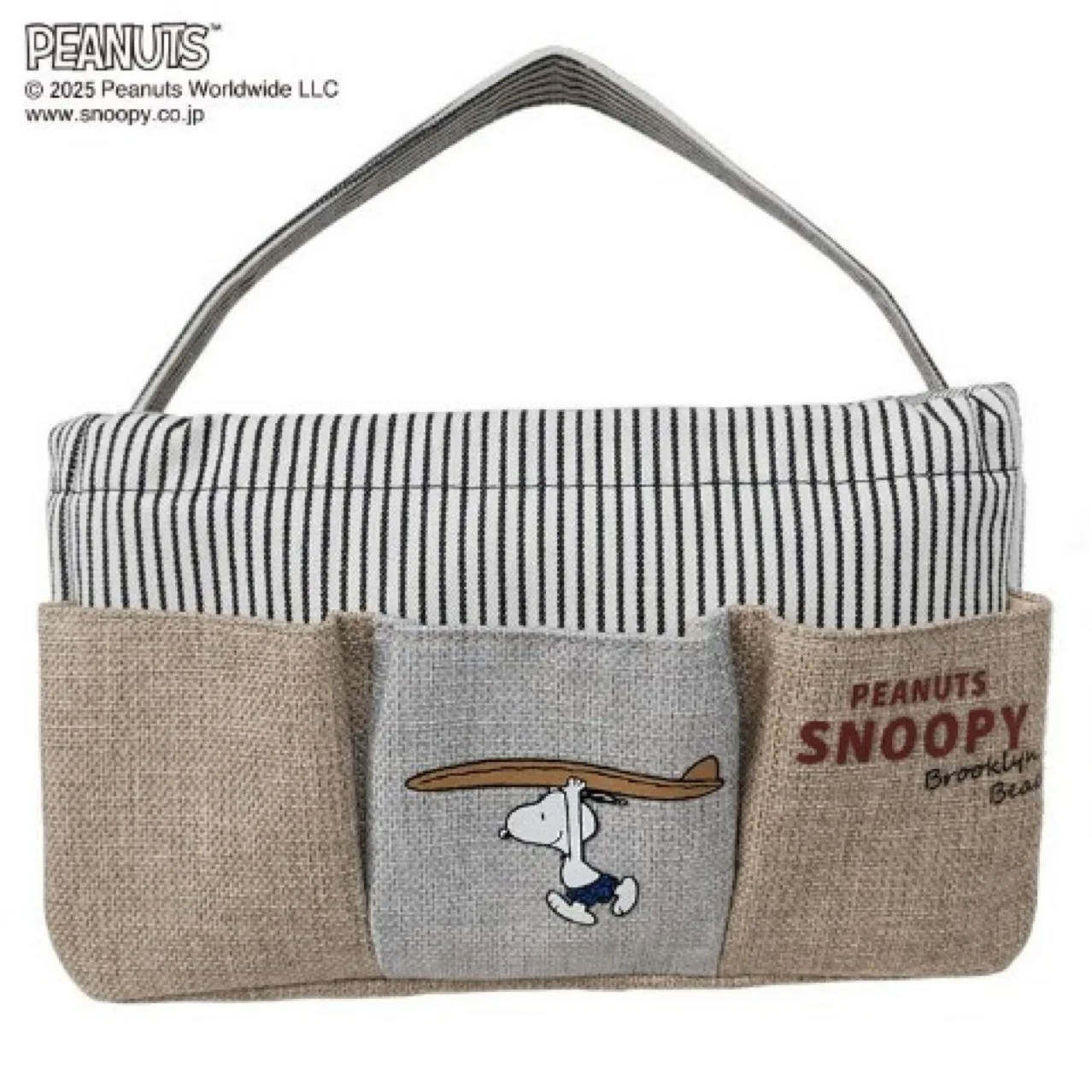 

girl cartoon fashion Large Capacity Picnic Bento Bag New lunch box bag Cartoon Cute Snoopy Handbag tote Desktop Storage Bag