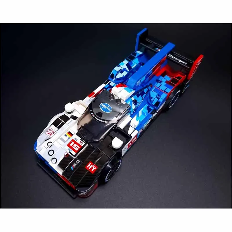 MOC-242909 Neues Urban Sports Rennwagen-Bausteinmodell, 315 Teile, Spielzeuggeschenk für Jungen, Kindergeburtstag und Weihnachten