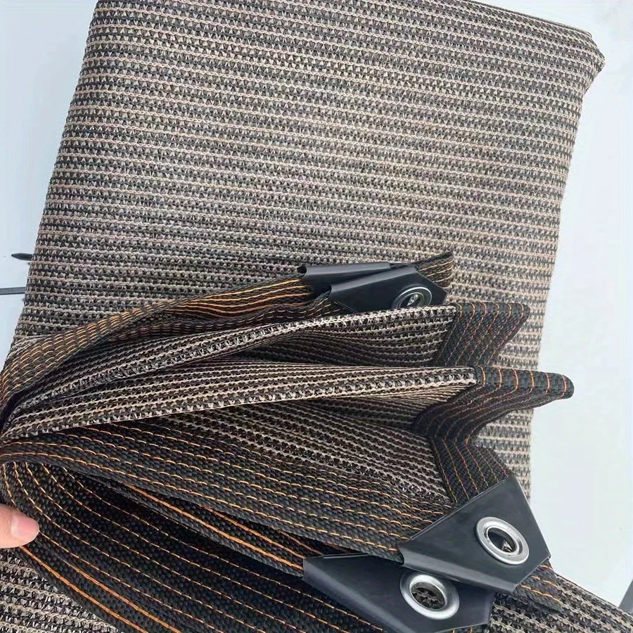 Shaded Outdoor Patios, Sun Shade Nets, and Privacy Fences High-Toughness Polyethylene Nets with Uv Resistance and Breathable Copper Fasteners, Suitable for Porch Use.
