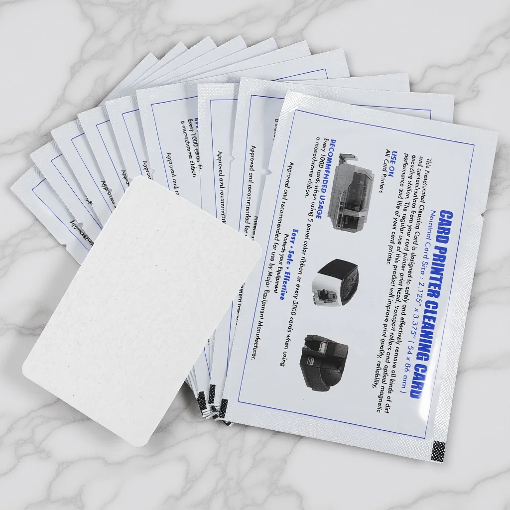 10Pcs Cleaning Card Reusable Magnetic Head Cleaner for Pos Terminals Effective Contaminant Removal Cleaning Card