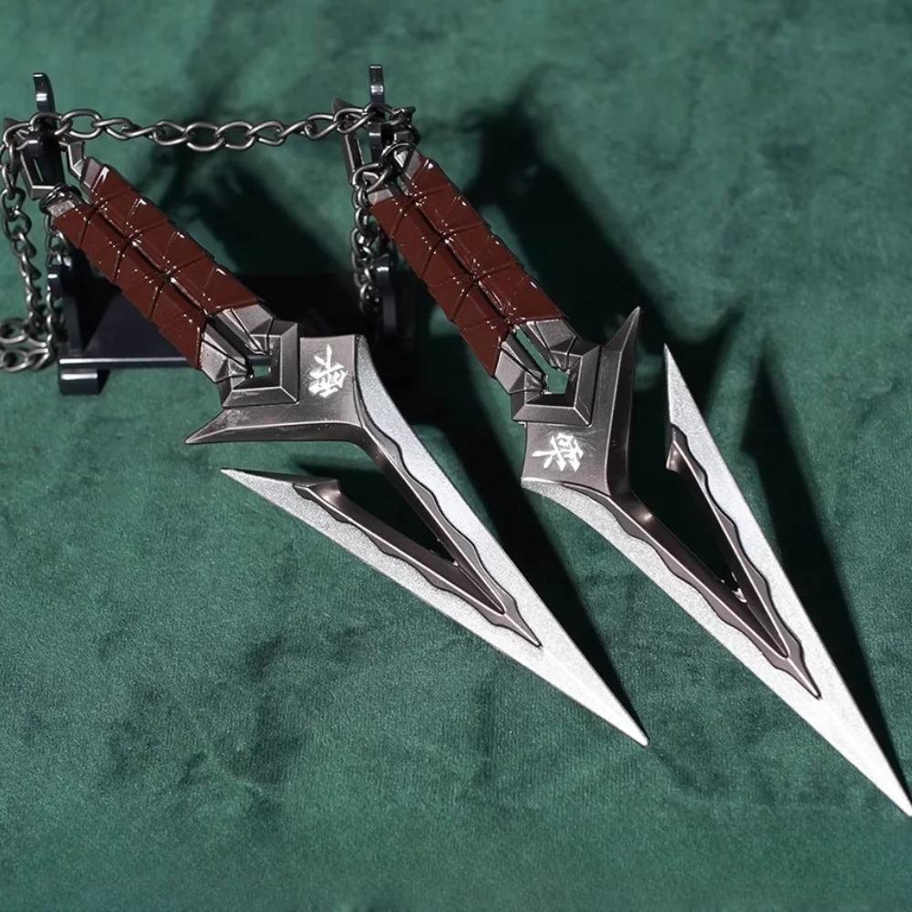 Valorant Broń Ostrza Primordii Kuronami No Yaiba Ninja Kunai Broń bliskiej walki Model Metalowy Miecz Samurajski Ozdoby Prezenty Zabawki