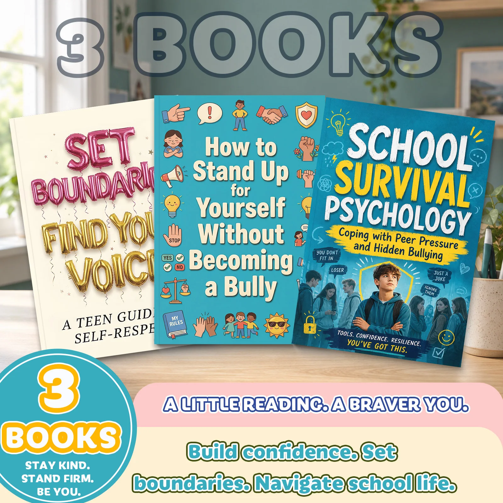 Stand Up for Yourself Without Becoming a Bully — Teen Boundary, Confidence and School Survival Skills for Peer Pressure, Hidden