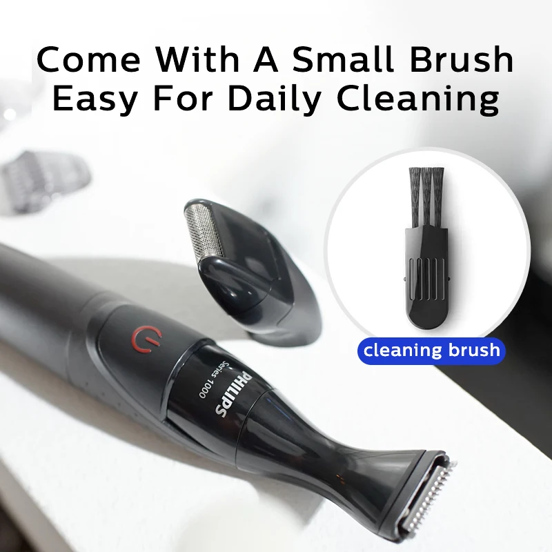 Philips MG1100 Electric Shaver Accurate Beard Styler Facial Hair Grooming Trimmers 3 Size Combs Battery Powered Shaving Razor