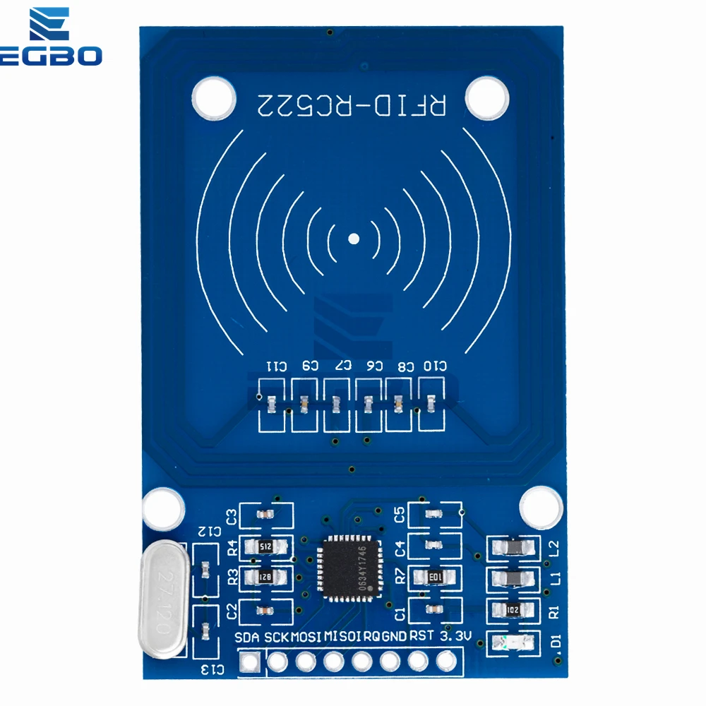 NFC RFID 모듈, RC522, MFRC-522, PN532, RDM6300, PN5180 키트, S50, 13.56 Mhz, 125Khz, 6cm, SPI 태그 포함, Arduino용 쓰기 및 읽기