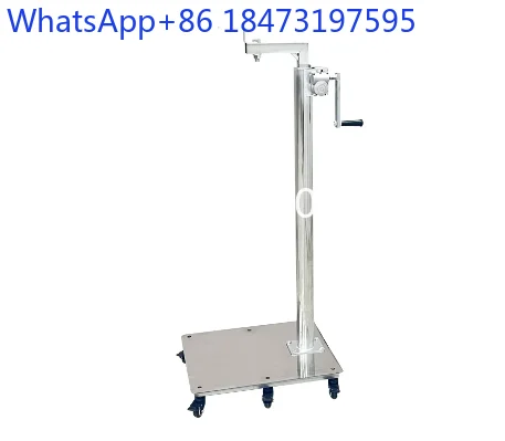 Increase the load-bearing solid doll figure three-dimensional bracket, lengthen the adjustable height mobile six-wheel lifting