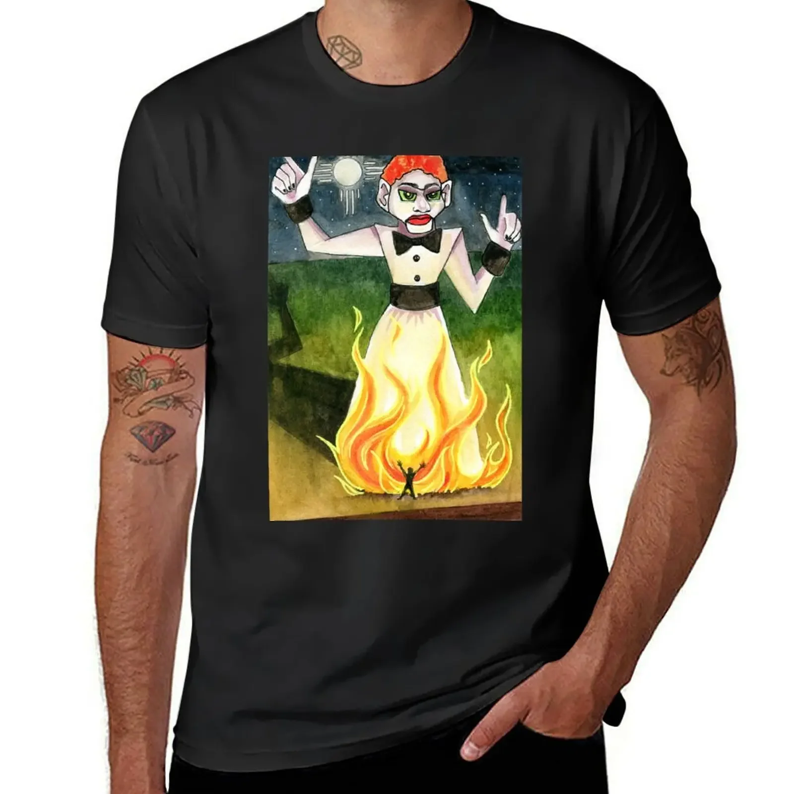 Zozobra T-Shirt blue archive shirts graphic tees anime tshirt oversized mens graphic t-shirts hip hop