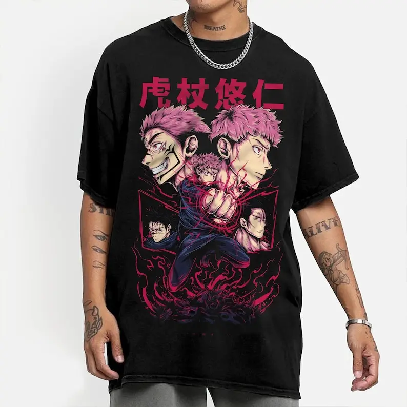 

Anime Itadori Yuji Shirt, Anime Lover Shirt