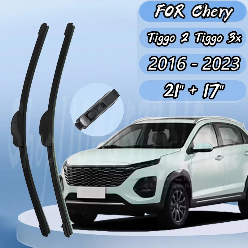

Front Wiper Blades Set for Chery Tiggo 2 2016 - 2023 Tiggo 3x Windshield Windscreen Window Rain Brushes