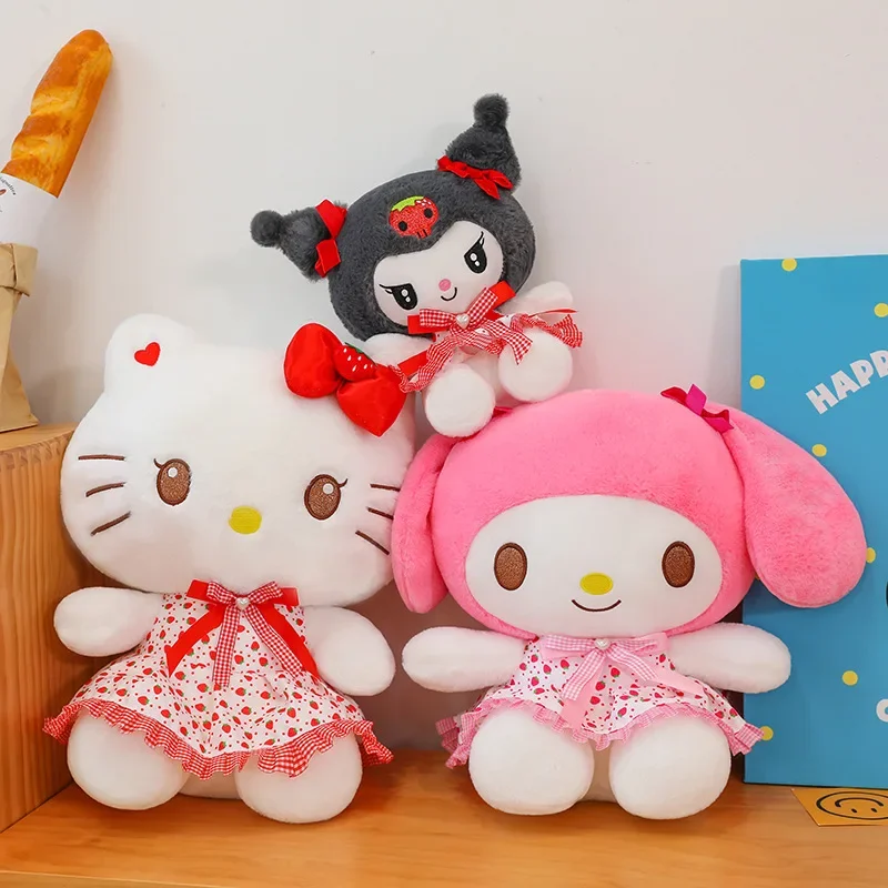 70cm Oversize Sanrio Kuromi My Melody Plush Dolls Toys Cute Kawaii Stuffed Doll Hello Kitty Plush Toy Children's Birthday Gifts