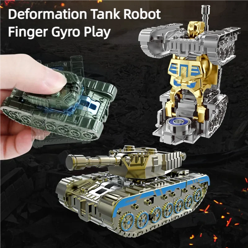 Kreative Verformte Tanks Roboter Zappeln Spielzeug Hand Spinner Antistress Erwachsene Sensorische Spielzeug Fidget Spinner Gyro Kinder Spielzeug Geschenk