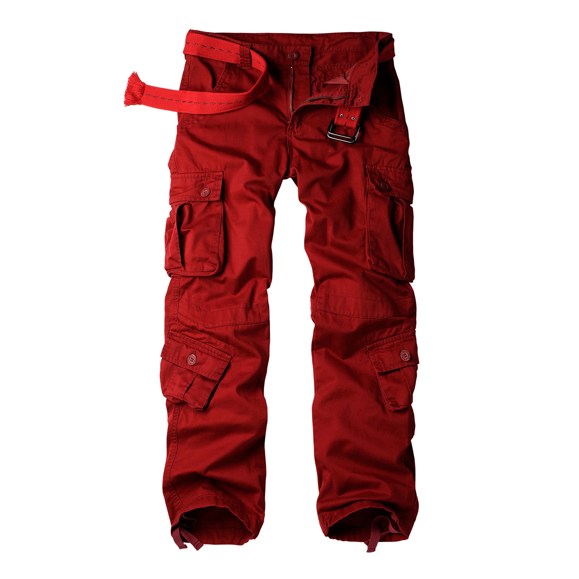 

AKARMY Men's Hiking Pants Climbing Casual Cargo Pants Military Army Camo Pants Combat Work Pants 8 Pockets(No Belt)