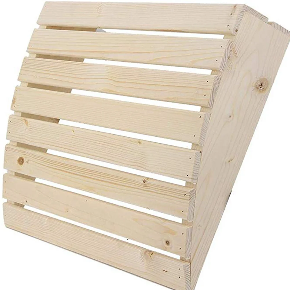 

Wooden Sauna Pillow Curved Headrest Cushion Comfortable Support Sauna Supplies Steam Room Accessories Wooden Pillow