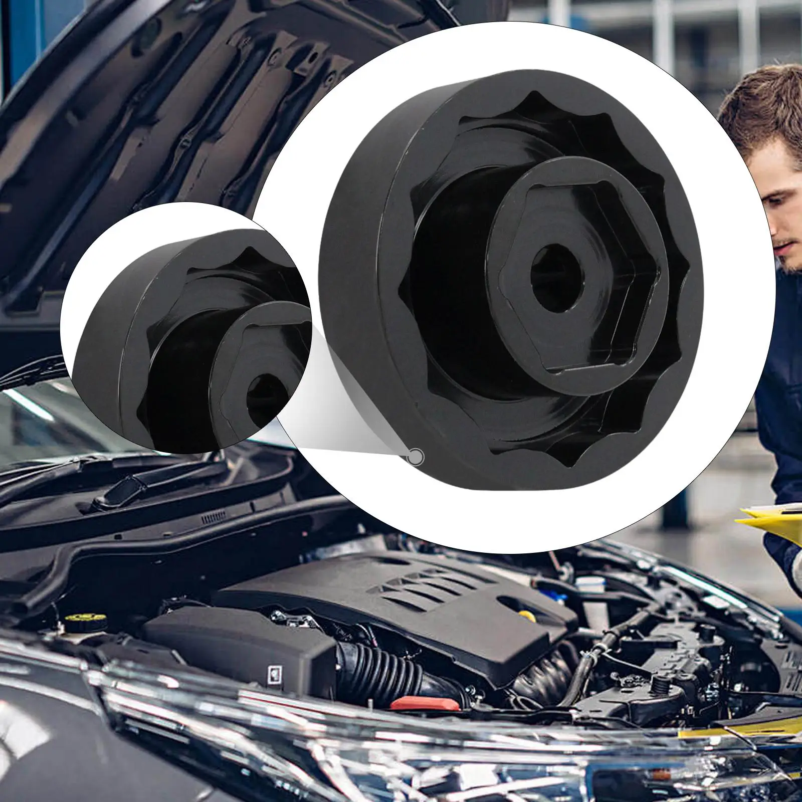 

Черная стальная головка колесной гайки, инструмент для снятия оси мотоцикла для Ducati 1098 1198 11999, универсальная посадка